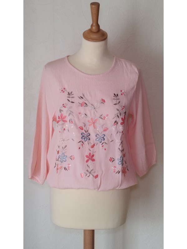 AFIBEL - Blouse crépon et...