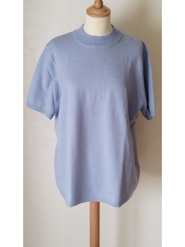 Pull bleu ciel en laine...