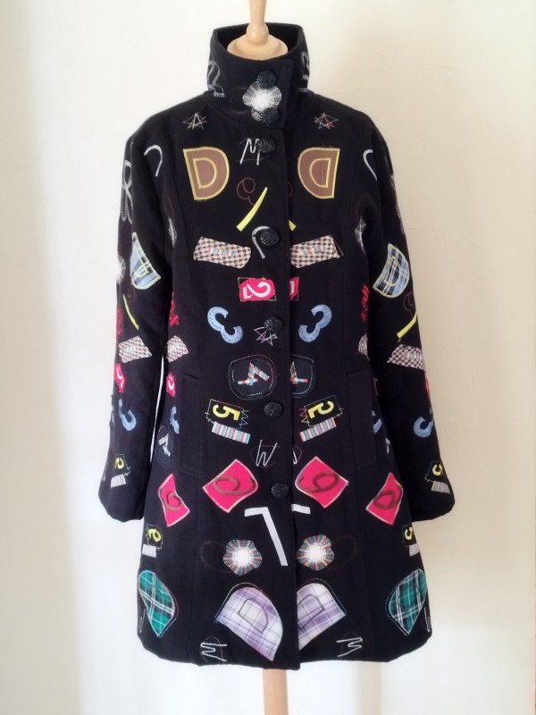 DY DESIGN - Manteau patchwork