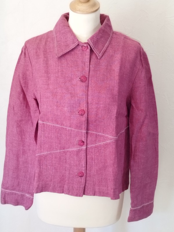 HEALTH - Veste rose en lin