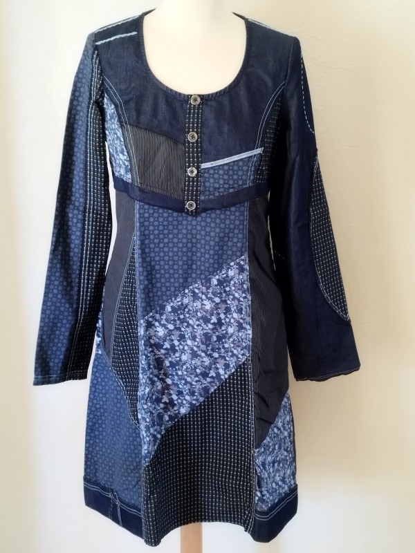 FORLA PARIS - Robe jean fin...