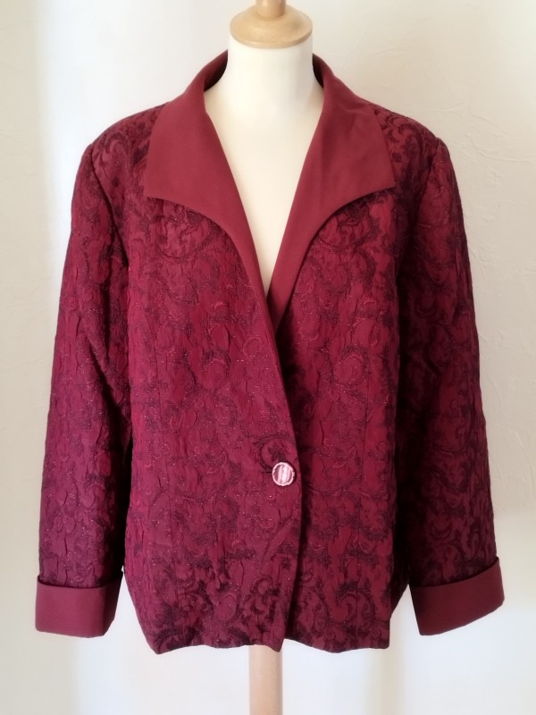 DIMAR - Veste bordeaux...