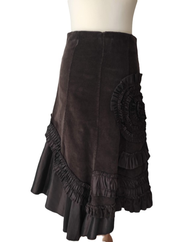 Jupe asymétrique baba...