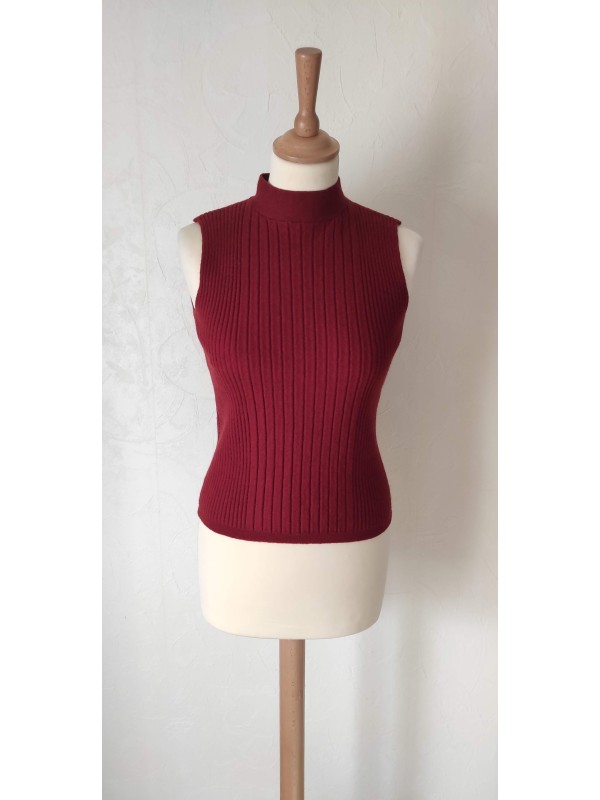 Pull en laine col montant...