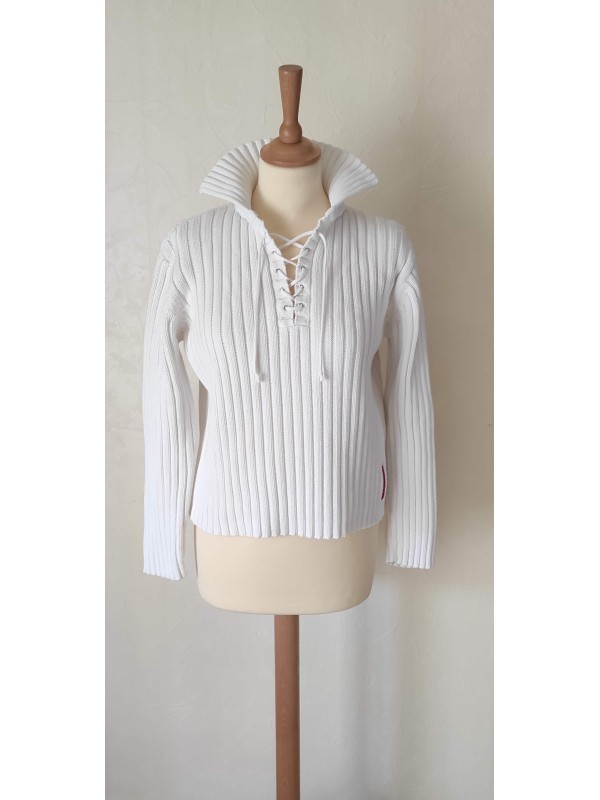 DOROTENNIS - Pull blanc à...