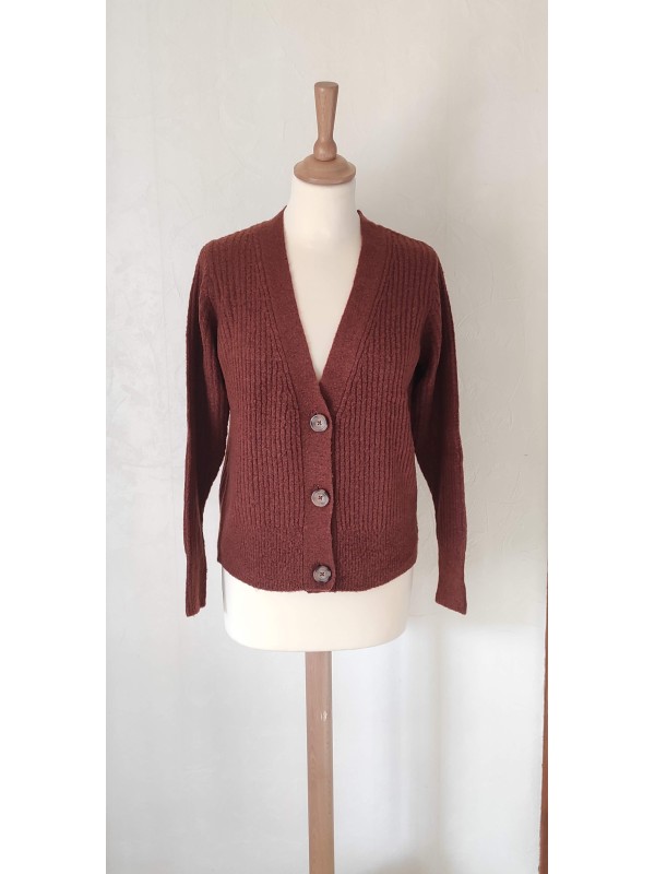 B.YOUNQ - Cardigan rouille