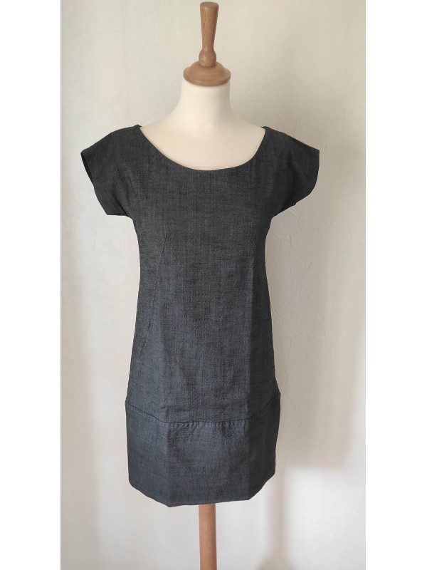 KOOKAI - Robe grise manches...