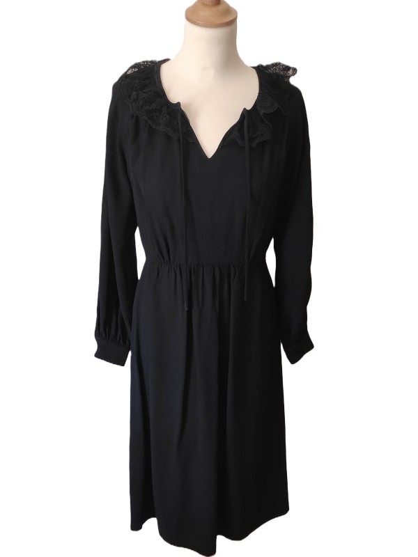HAZEL - Robe vintage noire
