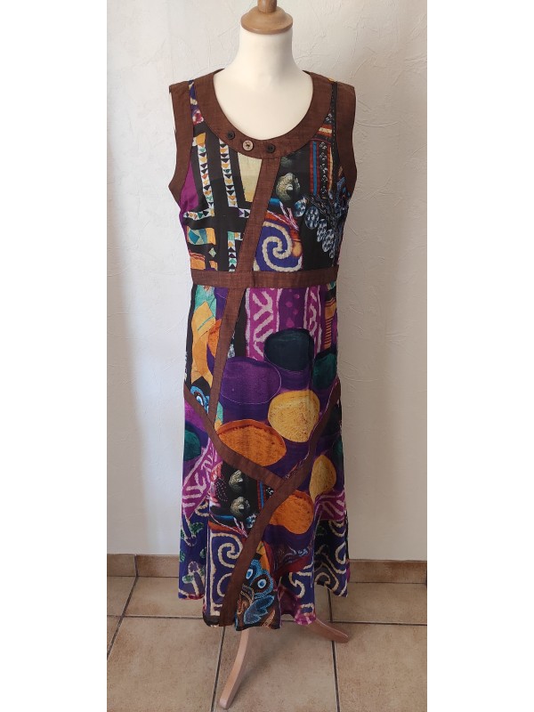 LEWINGER - Robe longue sans...