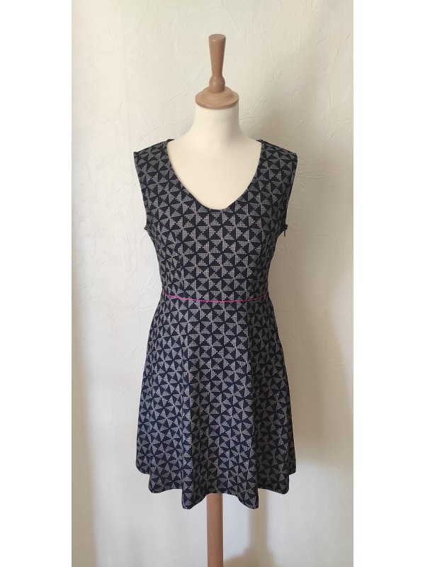 NAF NAF - Robe marine sans...