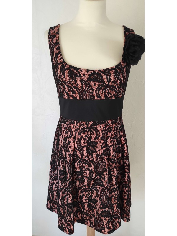 VERA MONT - Robe corail et...