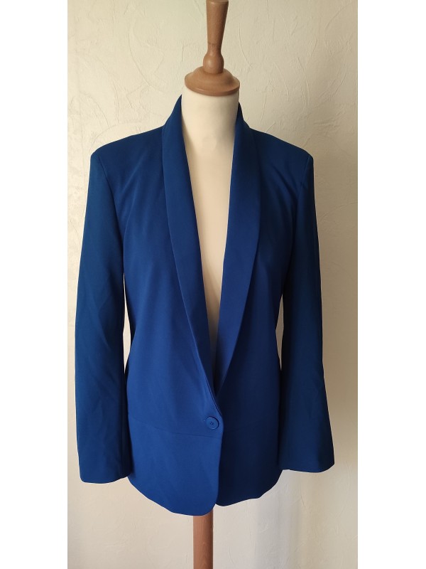 RIU PARIS - Veste blazer bleue
