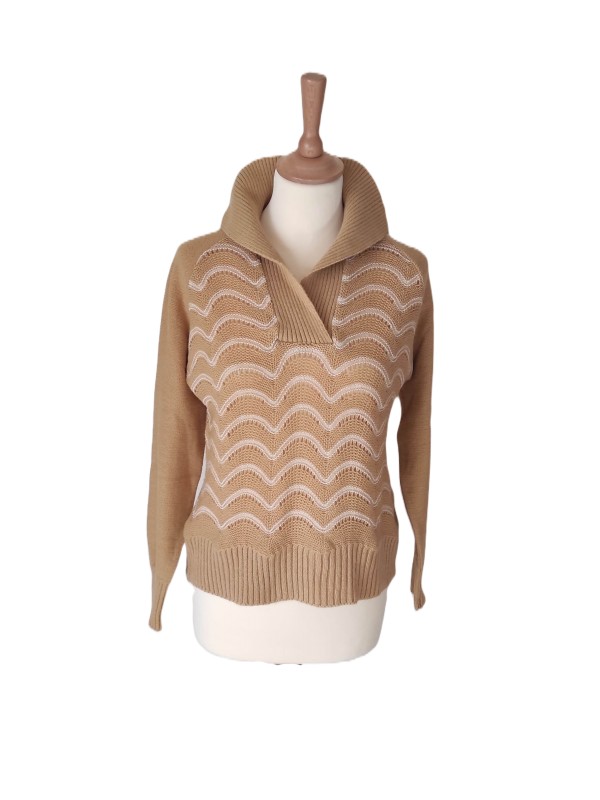 Pull en laine et col...