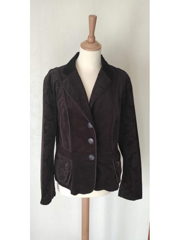 FREDA - Veste en velours