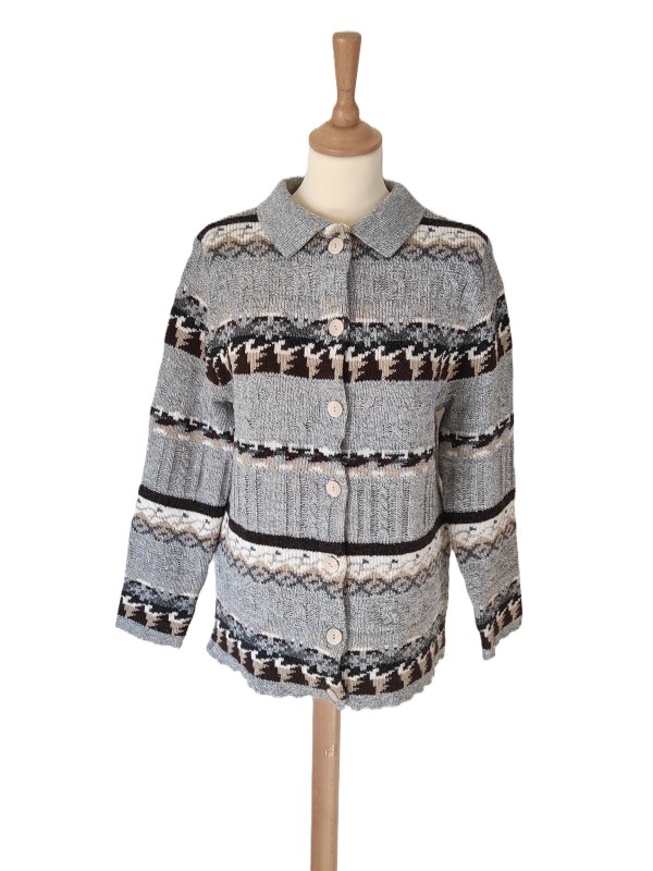 Gilet vintage en laine