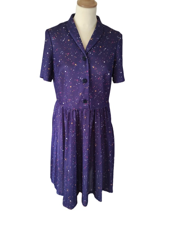 Robe plissée en jersey