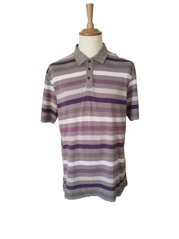 DEVRED - Polo fin à rayures...