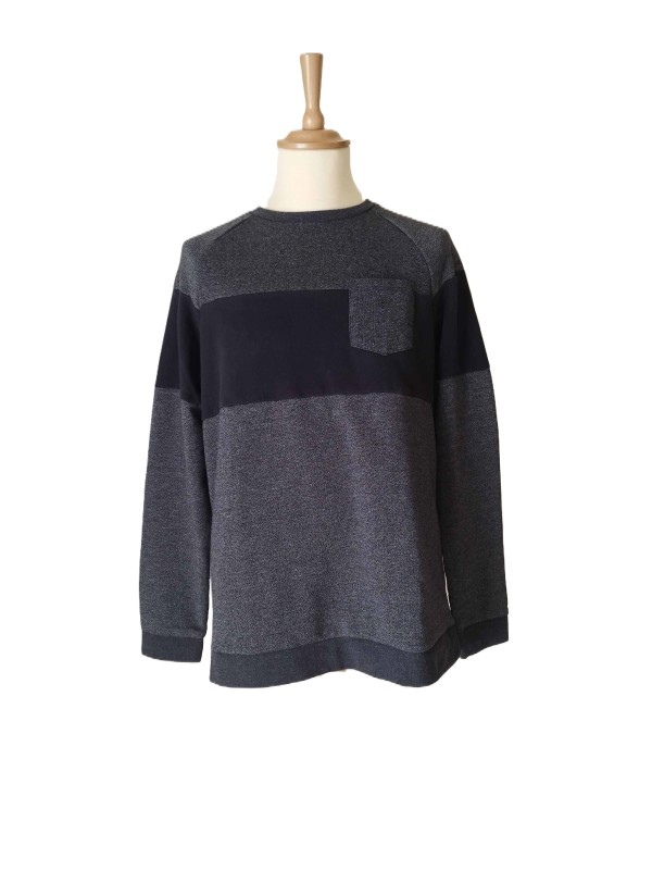 JULES - Sweat bicolore et...