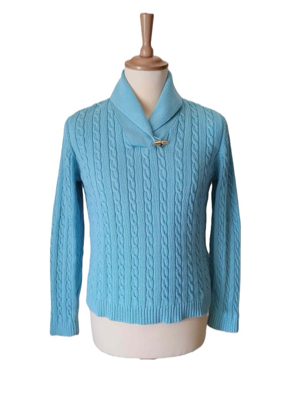 RALPH LAUREN - Pull bleu...