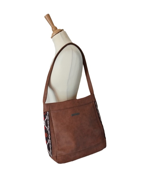 PEPE JEANS - Sac marron à...