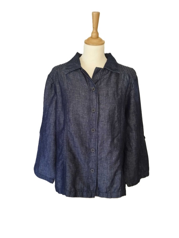 BURTON - Chemise en lin et...