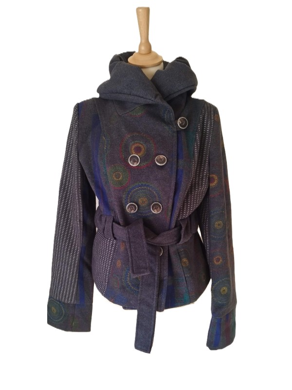 Manteau court made in Italy