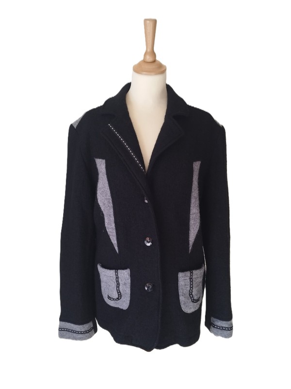 GRIFFON - Veste 100% laine...