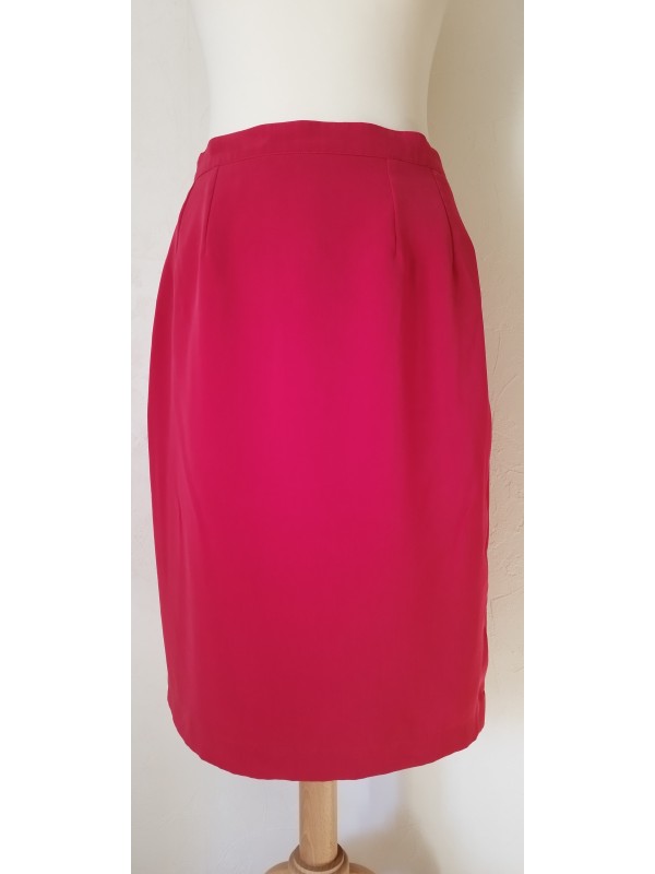SPECIFIQUE - Jupe droite rouge