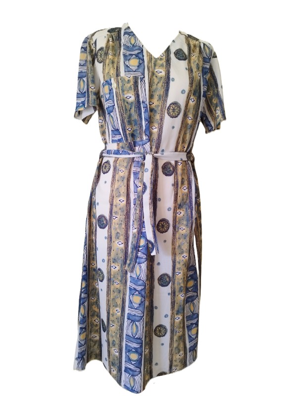 Robe vintage en jersey et...