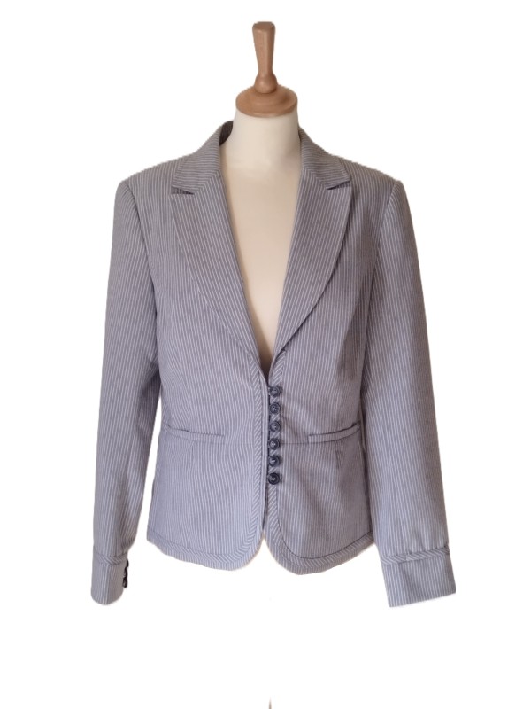 HEINE - Veste grise à rayures